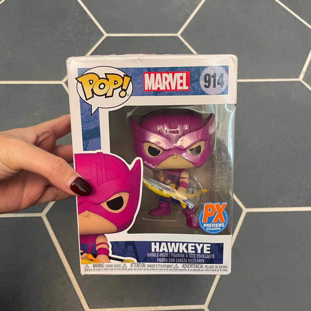 Funko Pop Marvel Hawkeye 914 PX Previews Exclusive‎ Bobblehead Figure NIB